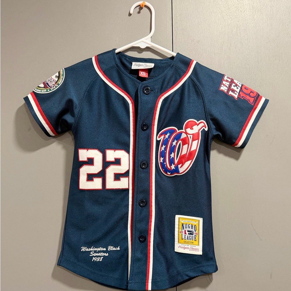 Youth Navy Baseball Jersey